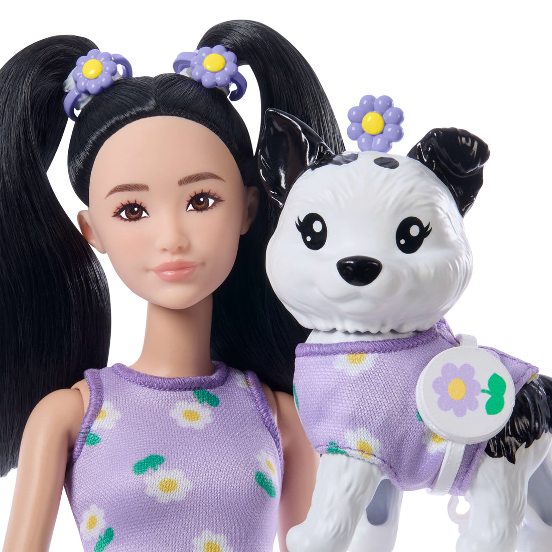Barbie Twinning Looks Fashion Doll with Pet Dog