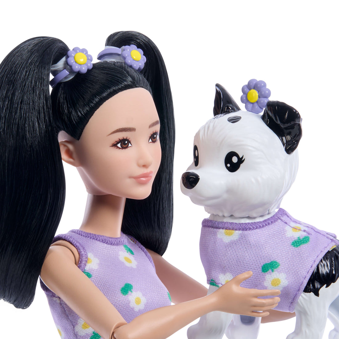 Barbie Twinning Looks Fashion Doll with Pet Dog