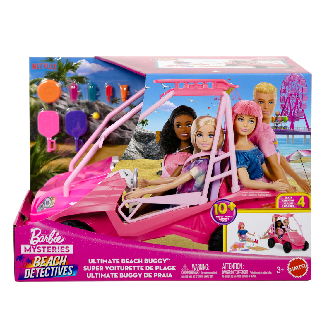 Barbie Mysteries: Beach Detectives Ultimate Beach Buggy Vehicle Playset