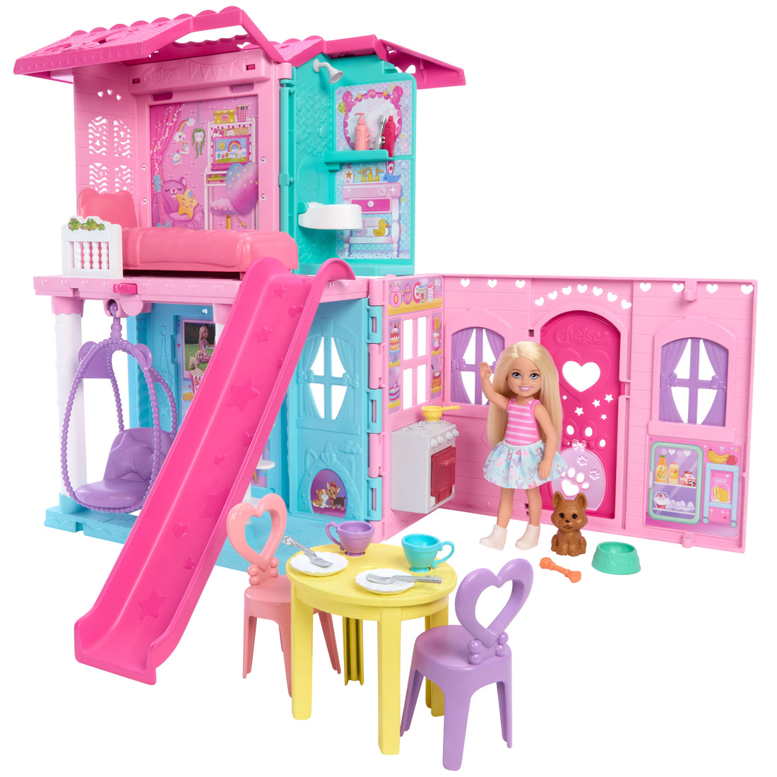 Barbie Chelsea Pop-Up Doll House with Doll & Accessories