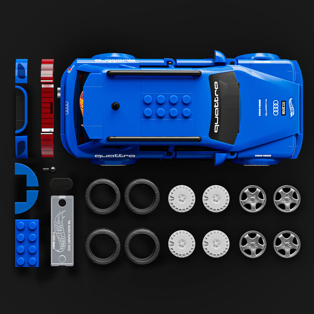 Bundle: Mattel Brick Shop Hot Wheels Speed Series Audi, Maserati & Cadillac Set