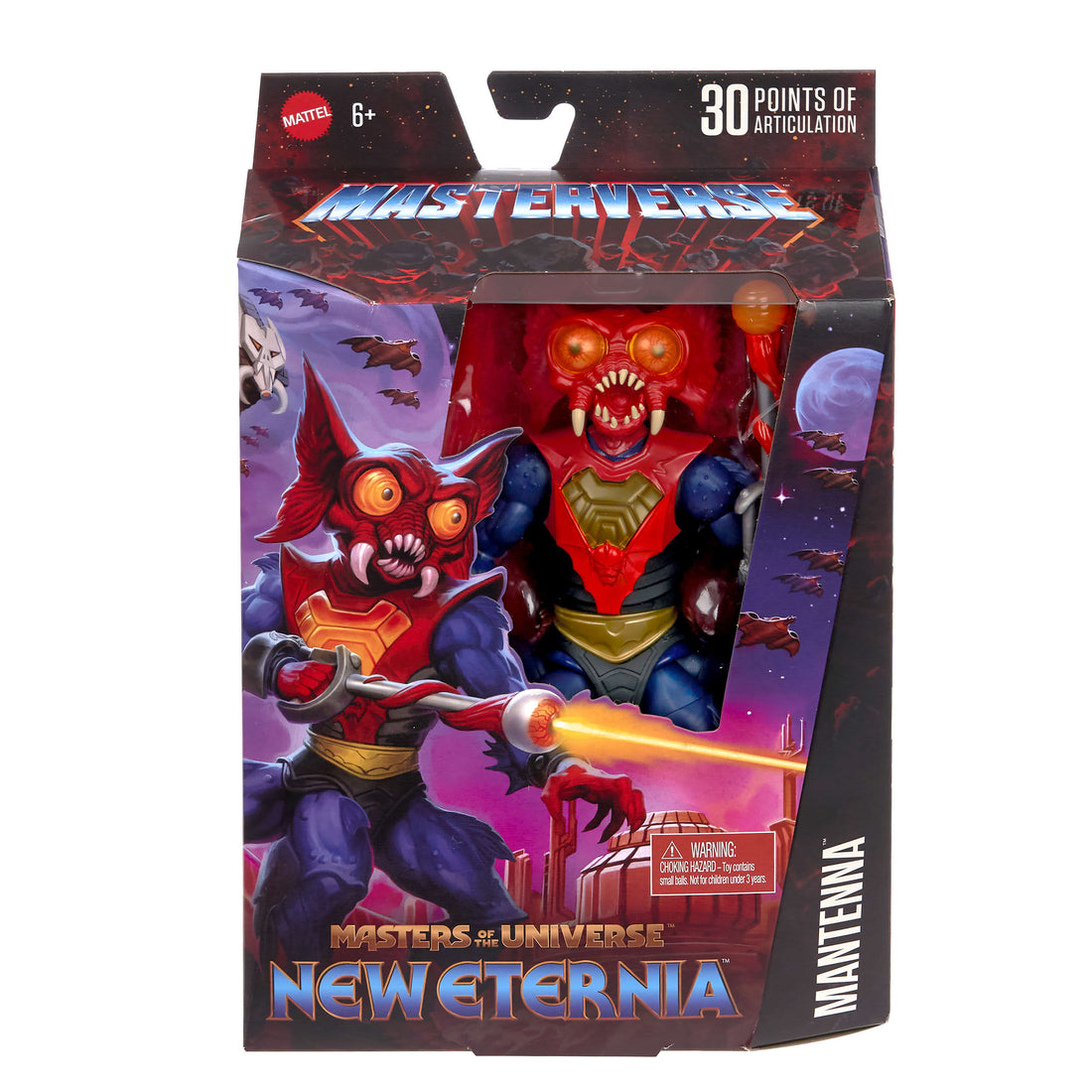 Bundle: MOTU Masterverse 3 Pack Action Figures - Anti-Eternia He-Man, Mantenna & Mosquitor