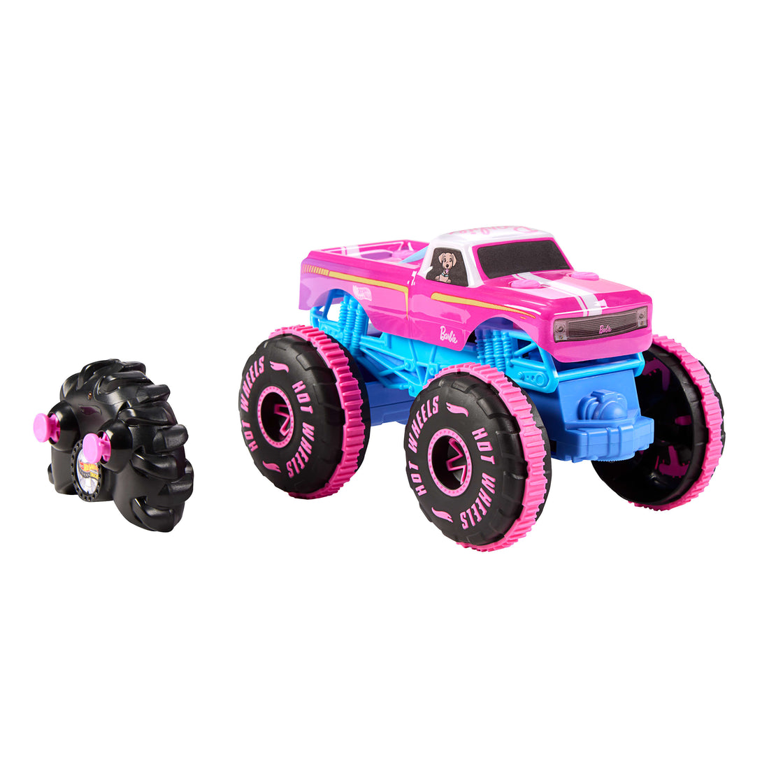 Hot Wheels Monster Trucks 1:24 Scale Barbie RC Vehicle