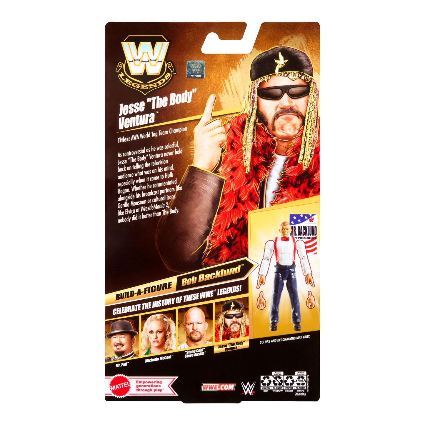 WWE Elite Legends Jesse "The Body" Ventura Action Figure