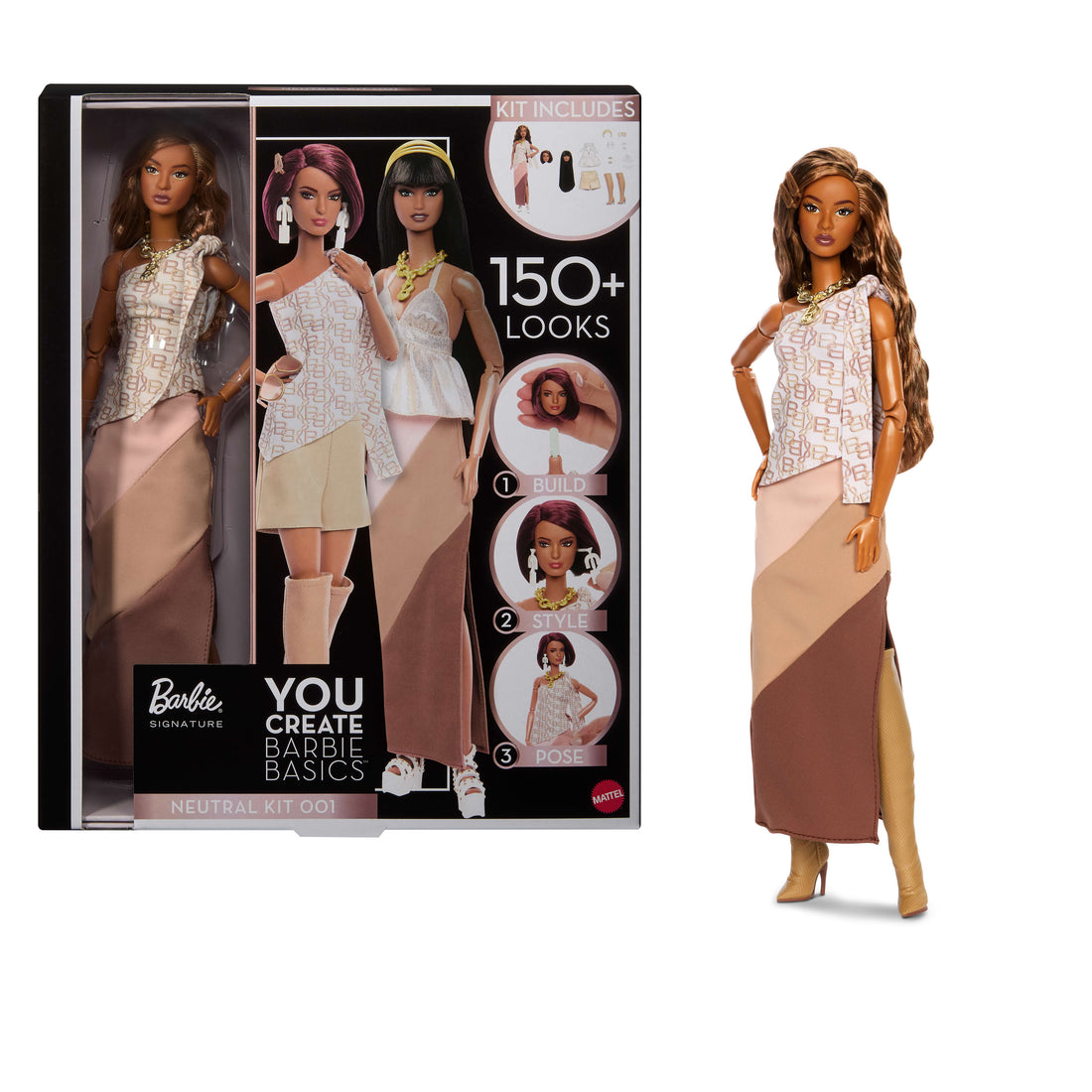 Bundle: Barbie You Create Neutral Kit - 3 Dolls