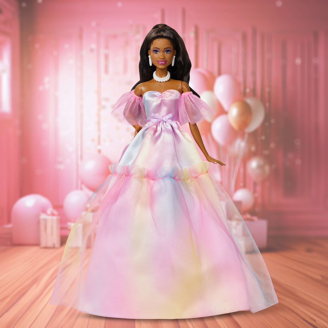 Barbie Birthday Wishes Doll - Brunette (SIOC)