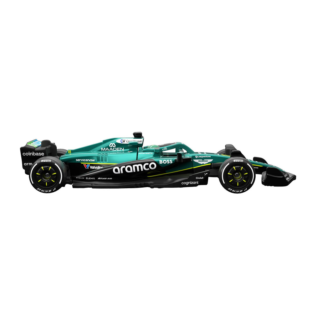 Hot Wheels Premium Collectible Aston Martin Aramco Formula One Team Car- Lance Stroll