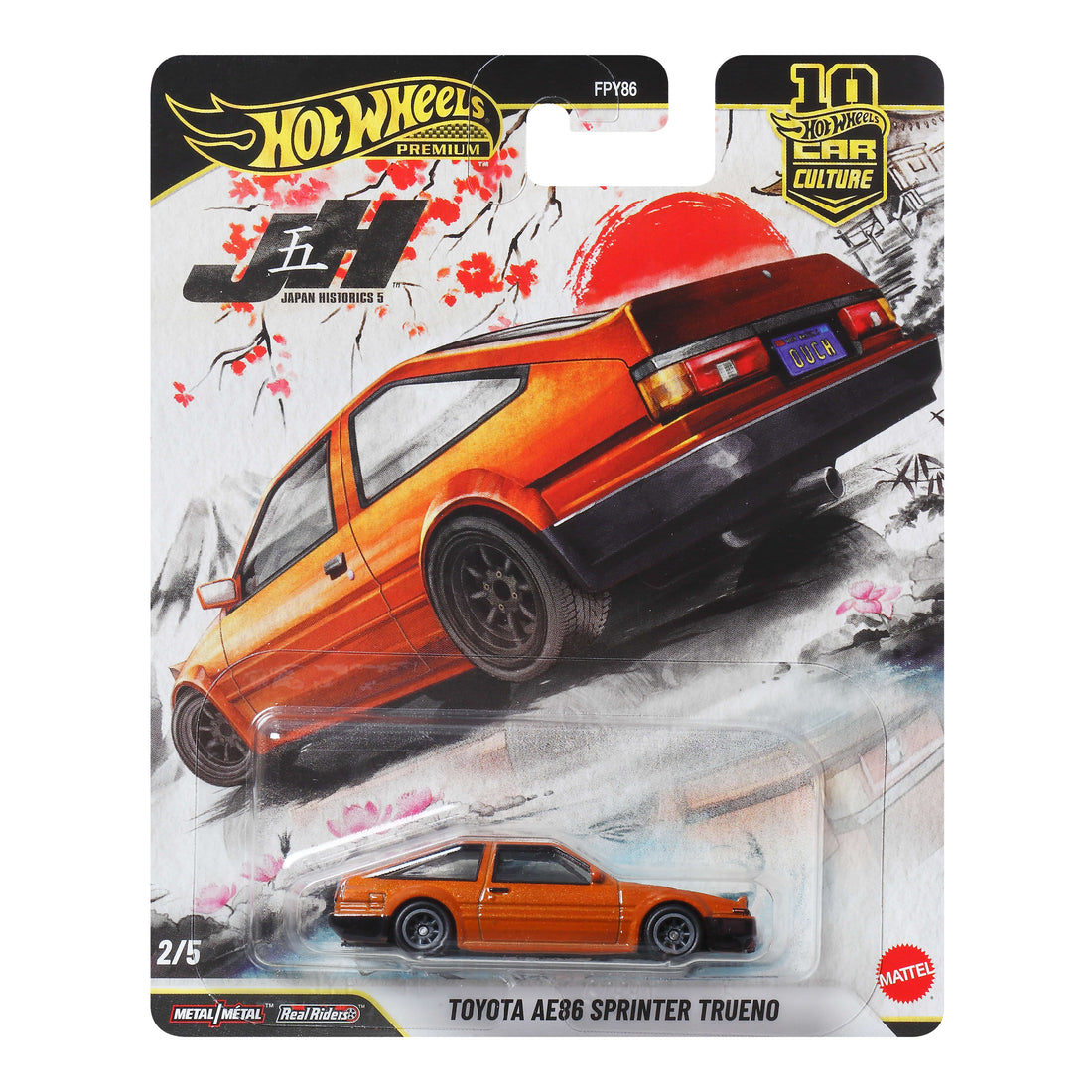 Hot Wheels Premium Car Culture Toyota AE86 Sprinter Trueno Japan Historics 5