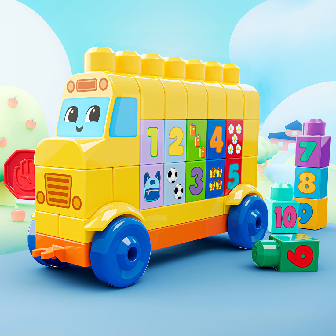 MEGA BLOKS Build & Count Bus