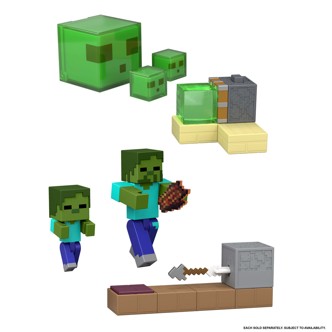 Minecraft Redstone Charged Figure and Mechanism - Assorted*