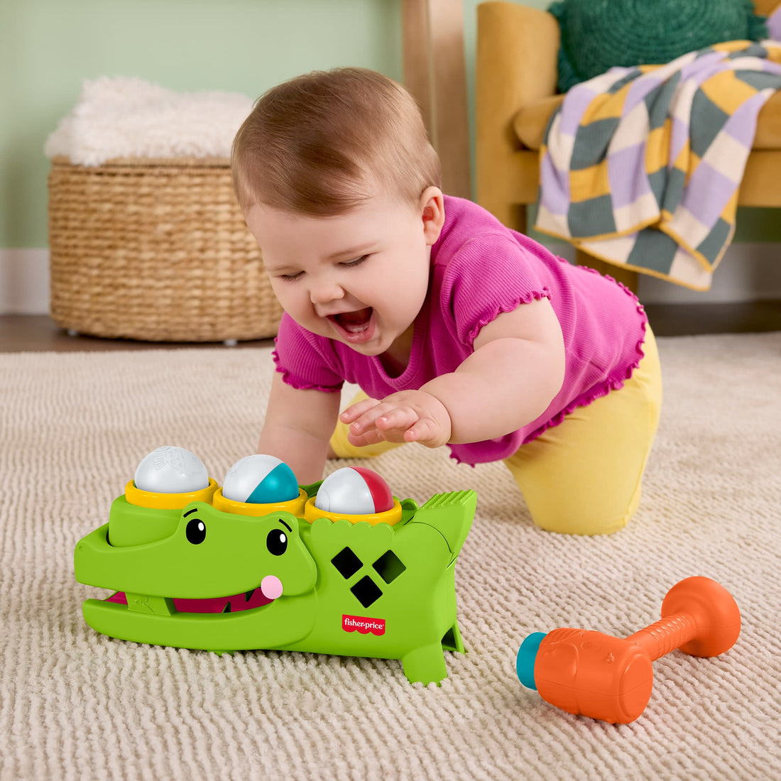 Fisher-Price Sit & Tap Rolligator