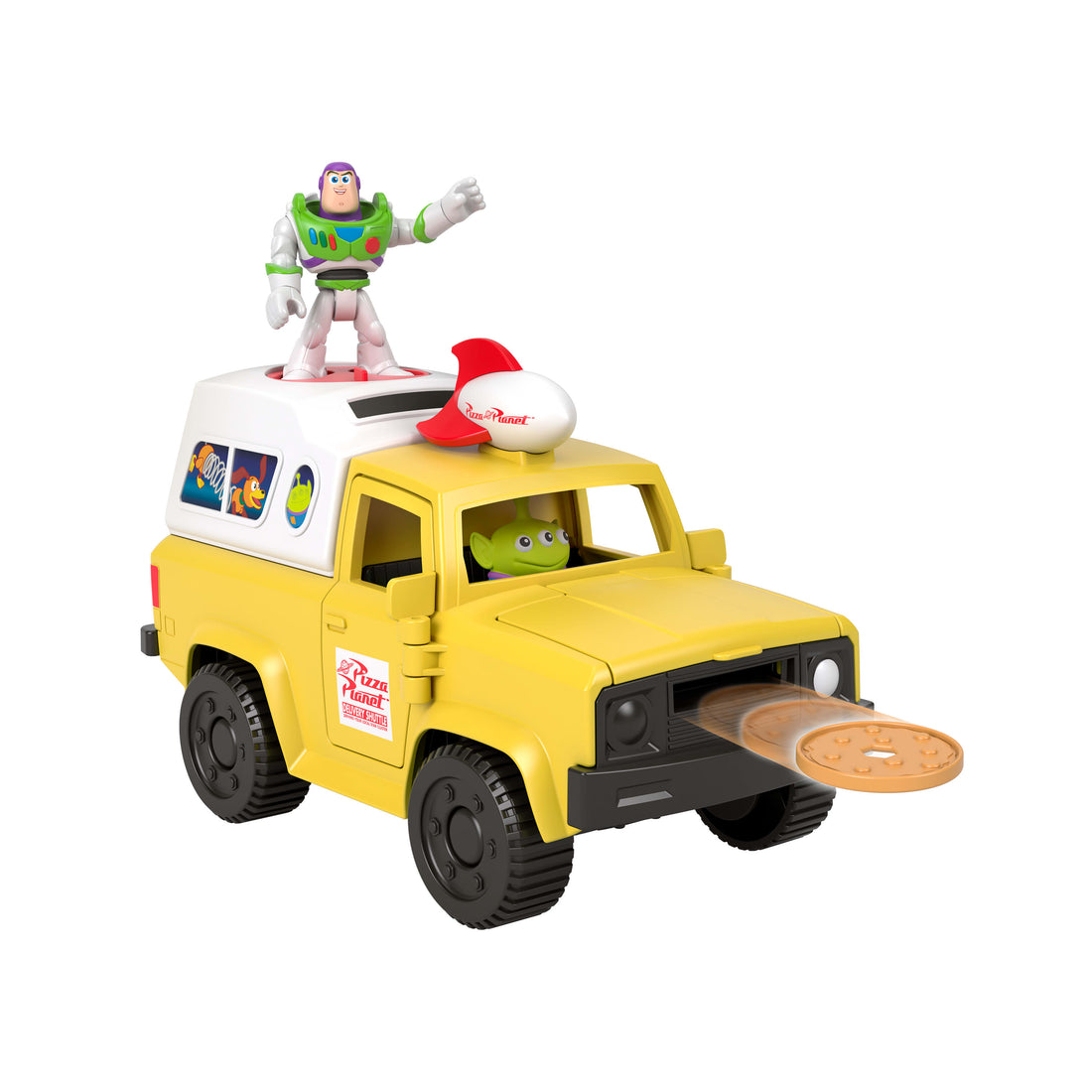 Imaginext Toy Story Pizza Planet Truck with Buzz Lightyear Alien Playset