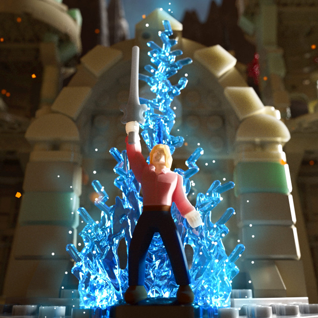 Mattel Brick Shop Masters of the Universe Battle of Castle Grayskull