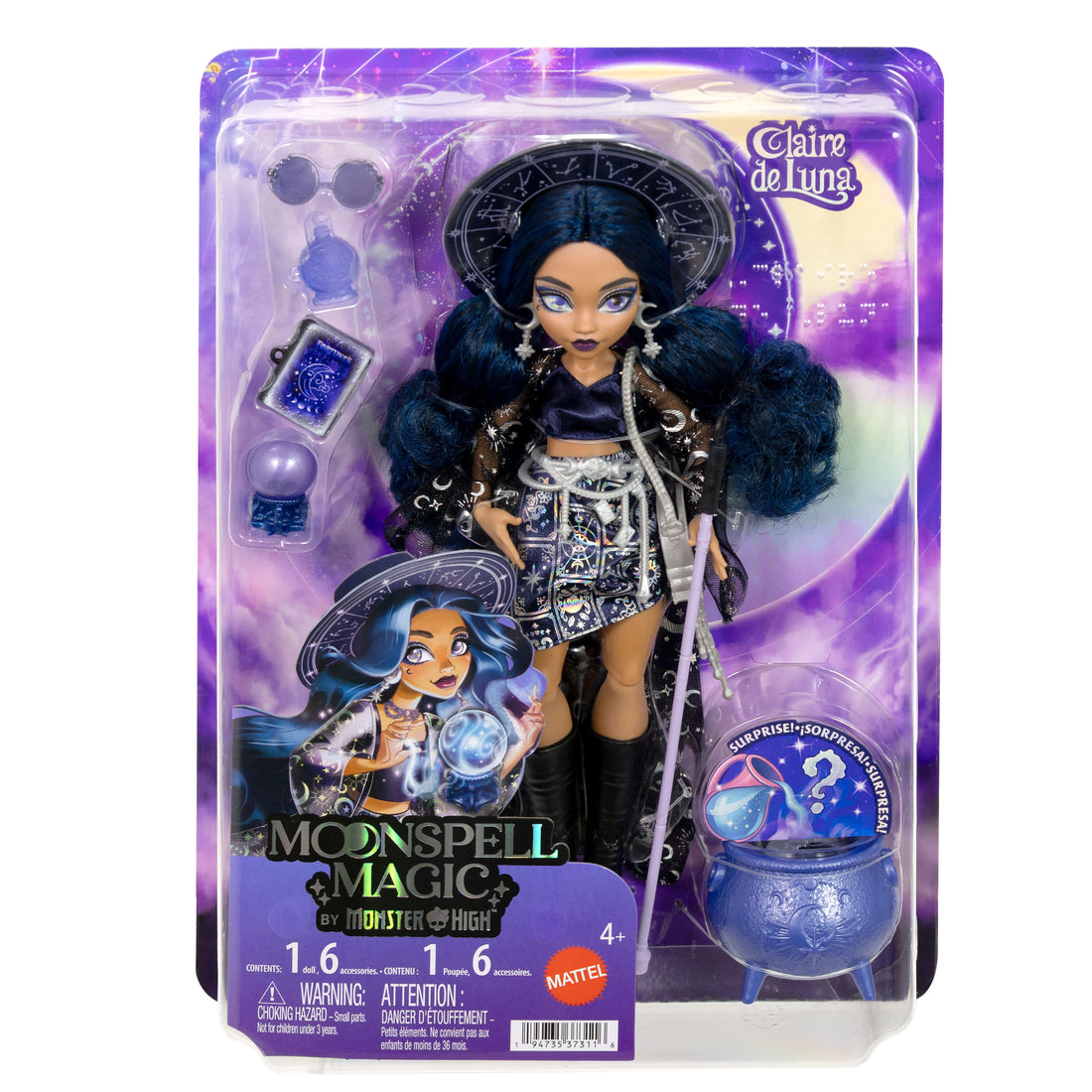 Moonspell Magic By Monster High Claire De Luna Doll