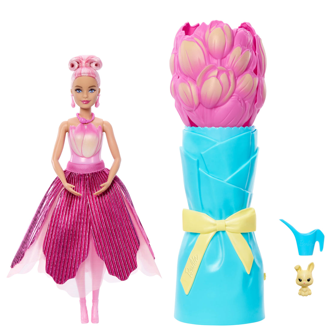 Bundle: Barbie Petal Pop Dolls and Accessories - 3 Dolls