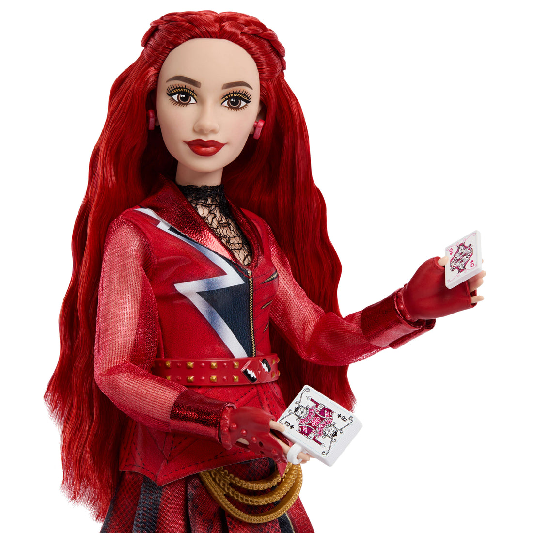 Disney Descendants: Wicked Wonderland, Red, Daughter of Queen of Hearts Fashion Doll & Accessory