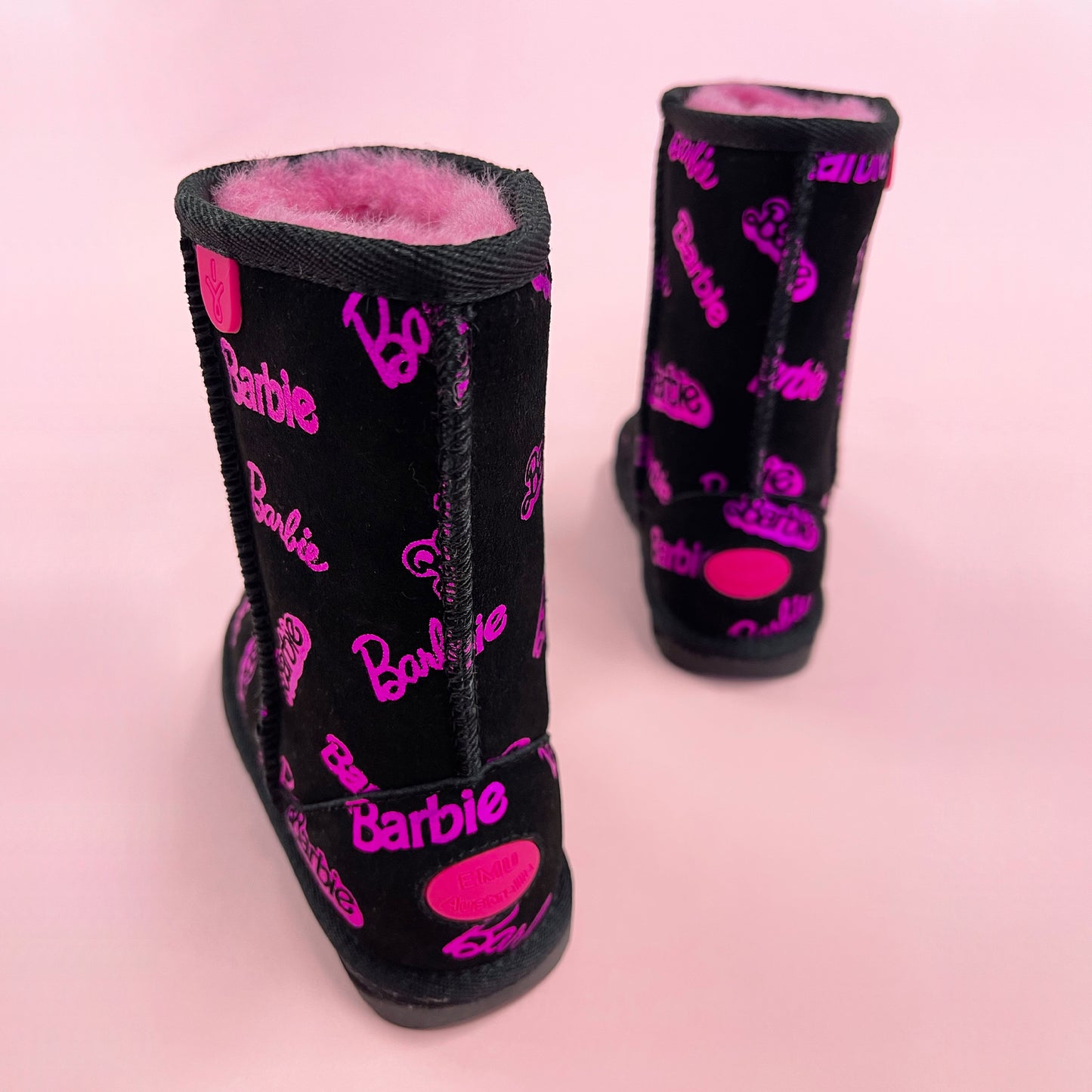 Barbie x EMU Kid's Printed Mid Calf Boot