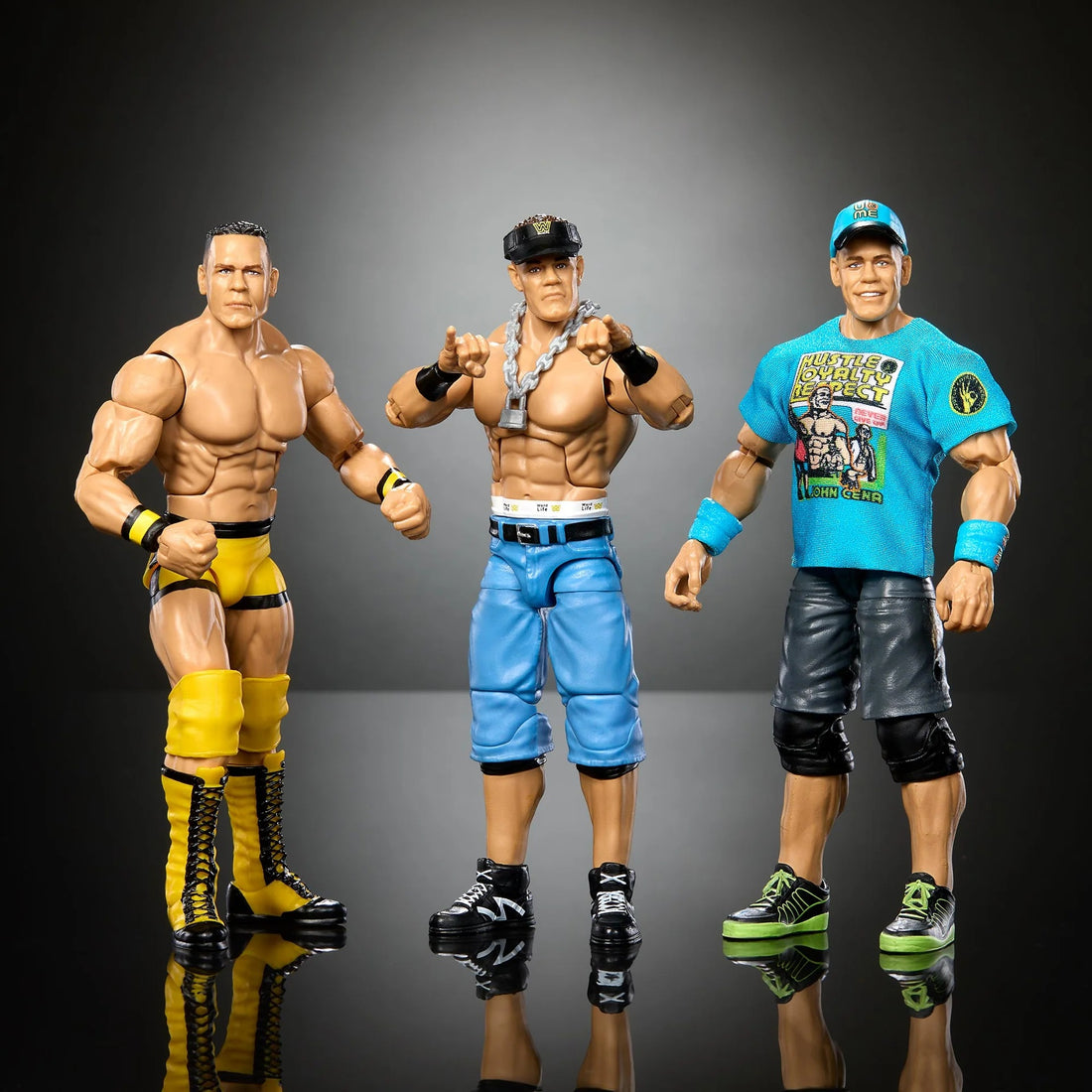 WWE Elite Collection John Cena 3-Pack