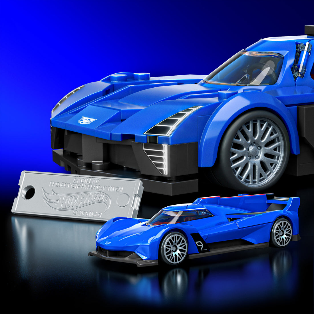 Bundle: Brick Shop Hot Wheels Maserati MC20 & Cadillac GTP Hypercar Building Sets