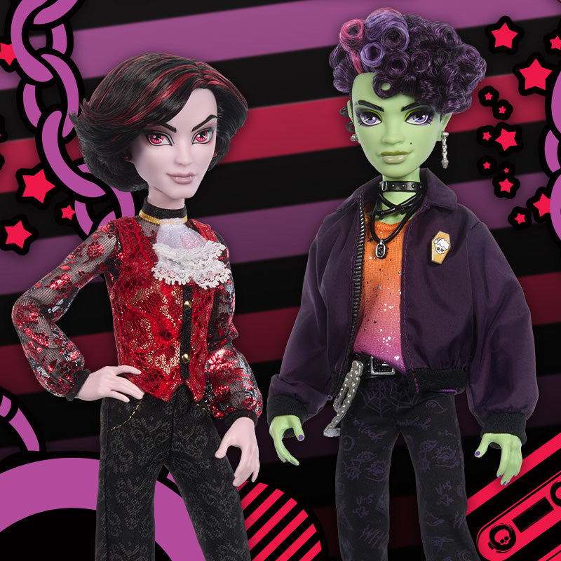 Monster High Kieran Valentine and Spelldon Cauldronello Dolls 2-Pack
