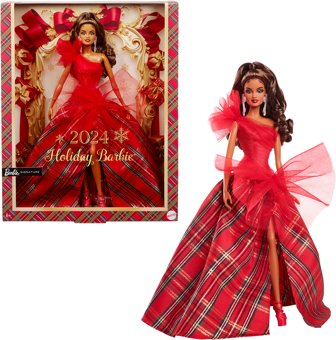 2024 Holiday Barbie Doll, Latina