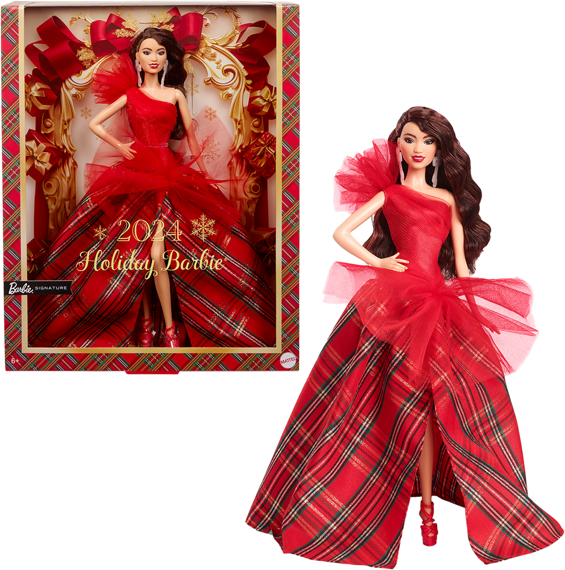 2024 Holiday Barbie Doll, Asian