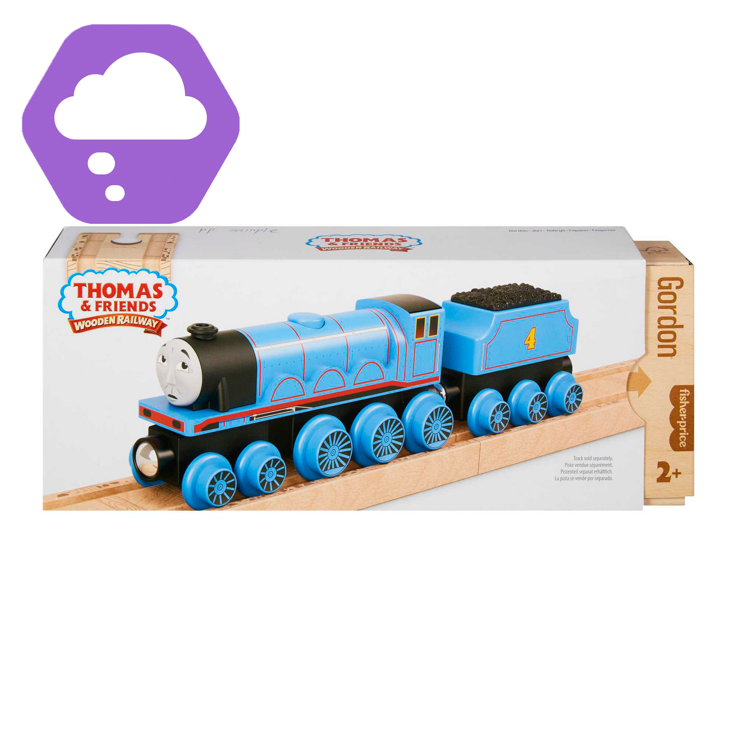 Fisher-Price Thomas & Friends Wooden Railway Gordon Engine and Coal-Car