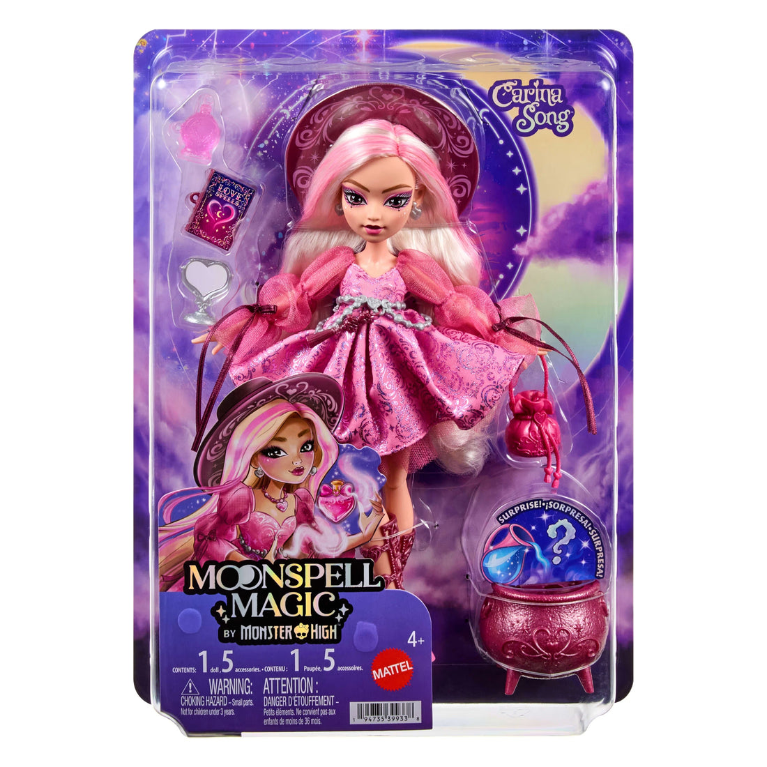 Bundle: Monster High Moonspell Magic - 5 Dolls