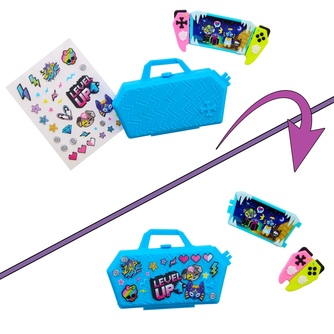 Monster High Self-Scare Secrets Frankie Stein Fashion Doll With 13 Realistic Accessories