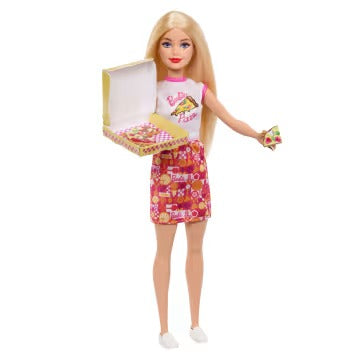 Barbie Pizza Shop Playset With Blonde Doll, Pizza Making Station, 25 Accessories