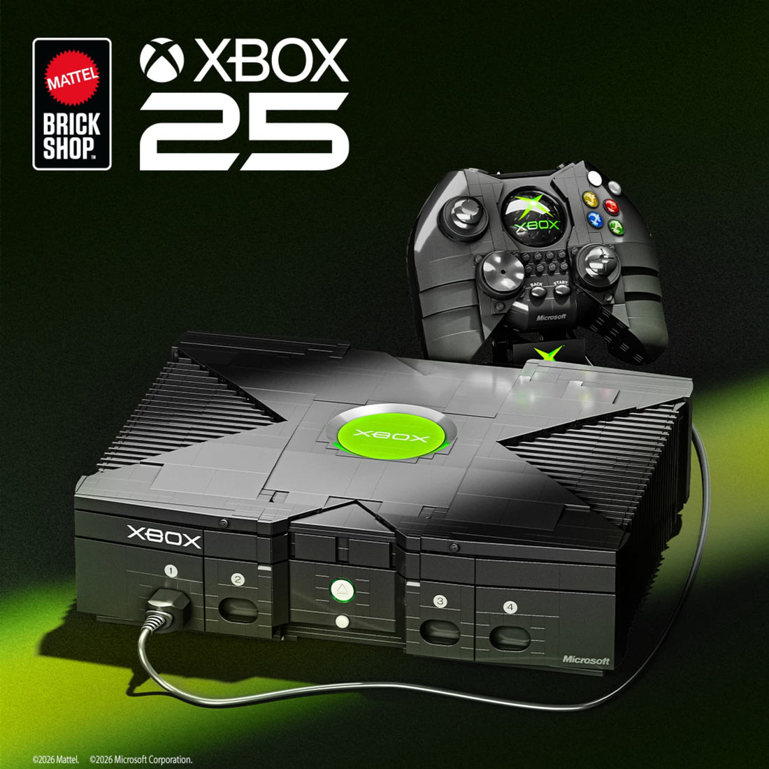 Mattel Brick Shop Microsoft XBOX Building Set
