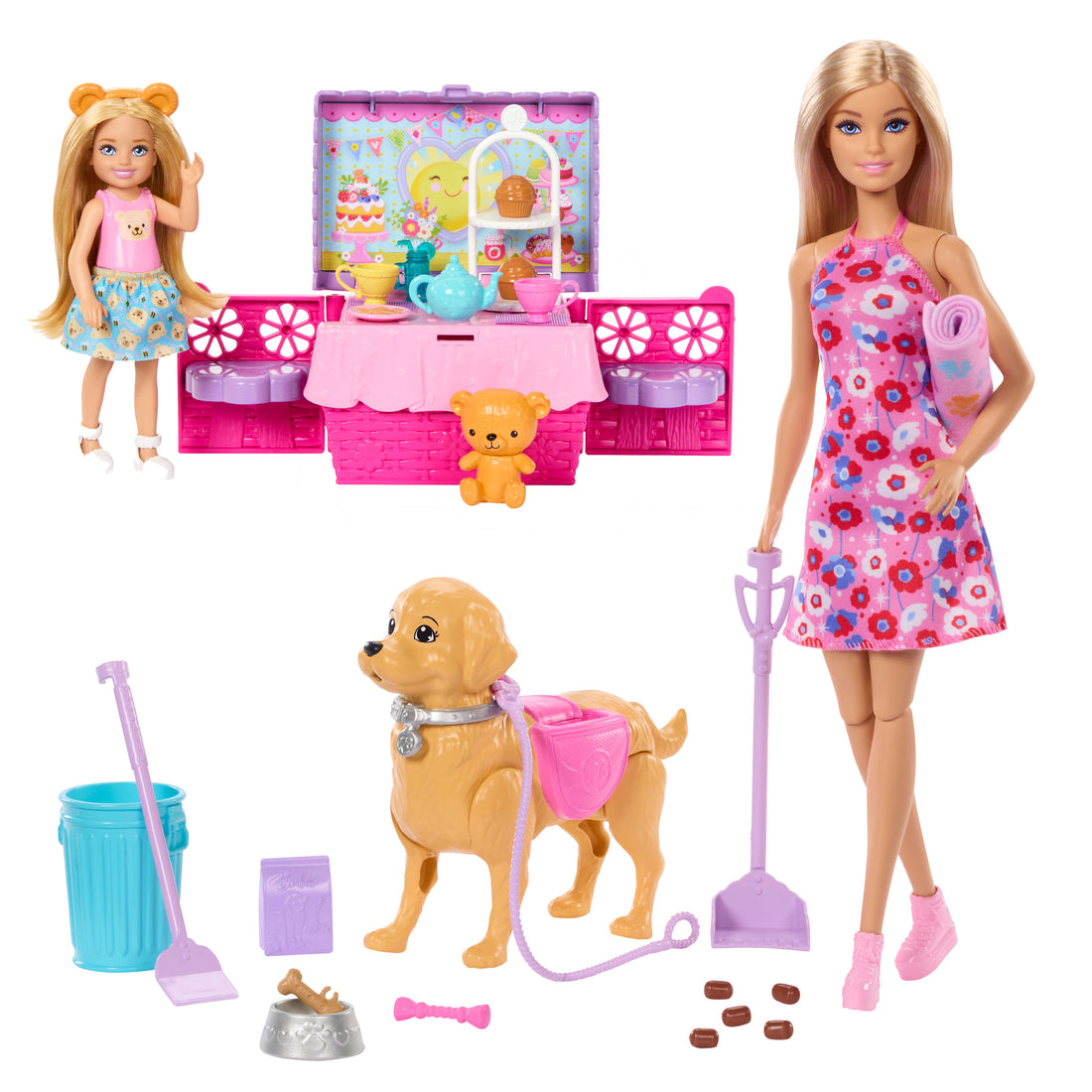Bundle: Barbie Tea Party & Walk & Potty Pup - 2 Pack