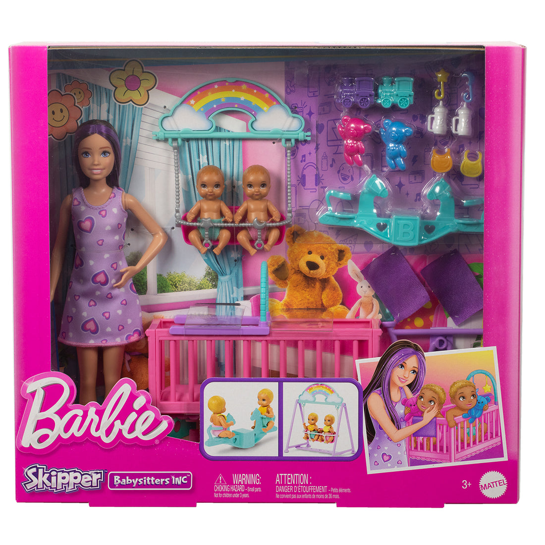 Barbie Twinning Nursery Playset