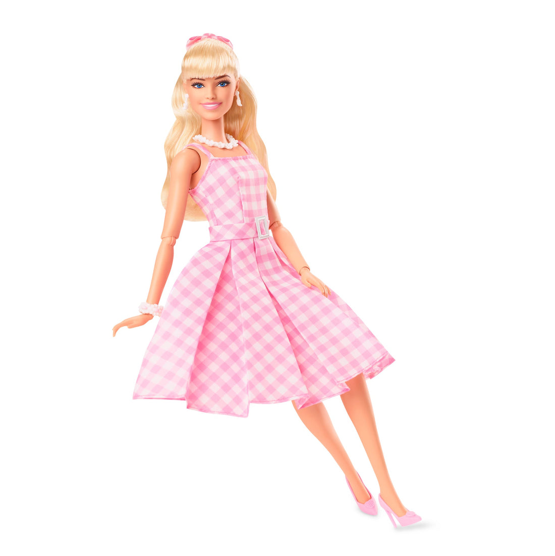Barbie Movie Barbie in Pink Gingham Dress