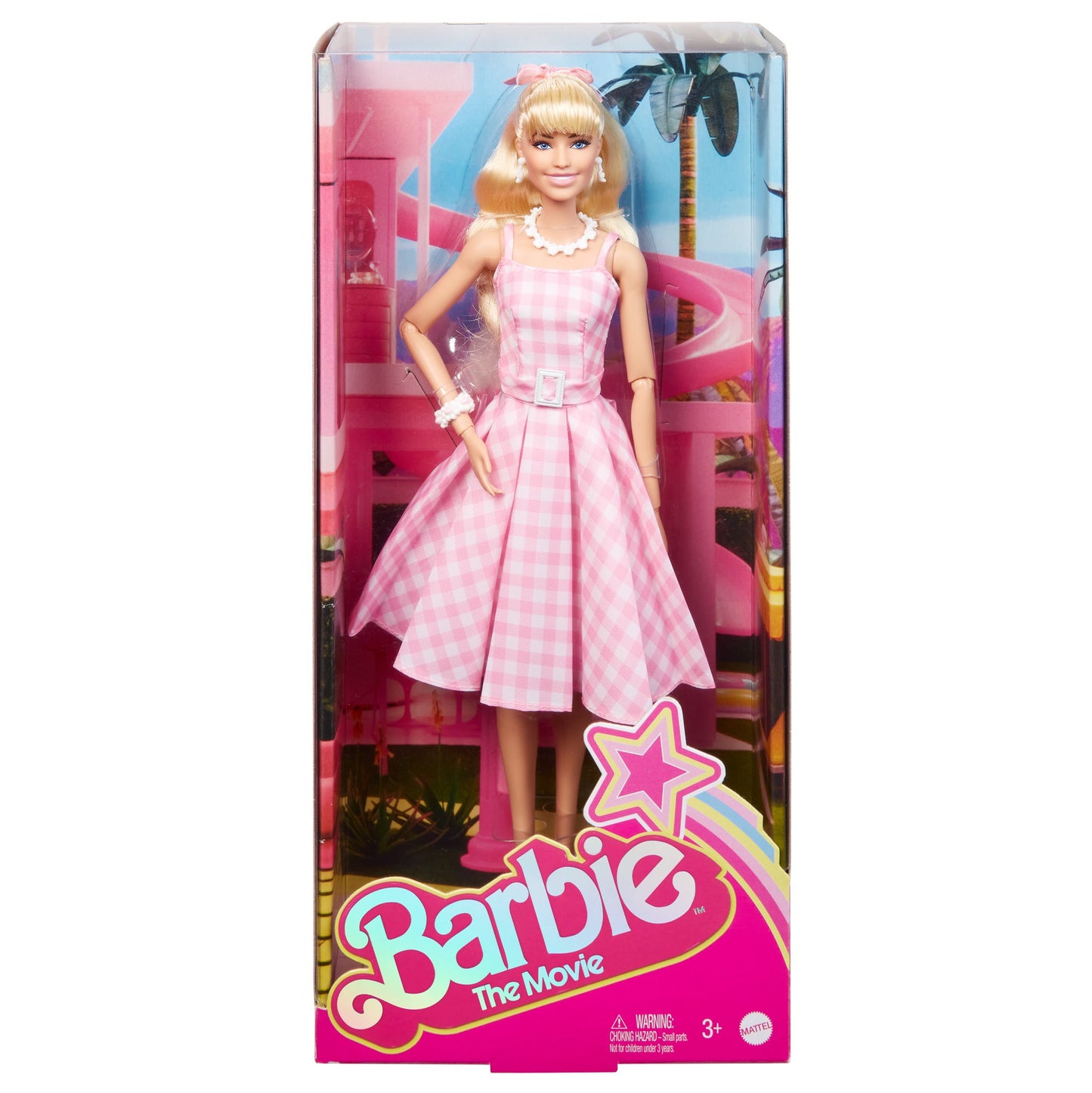 Barbie Movie Barbie in Pink Gingham Dress