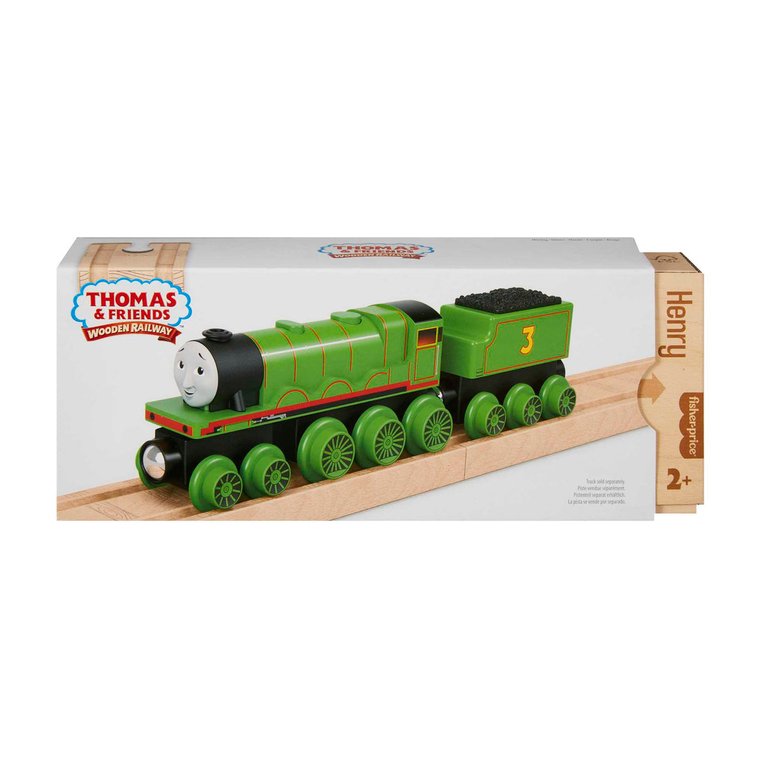 Fisher-Price Thomas & Friends Wooden Railway Henry Engine and Coal-Car