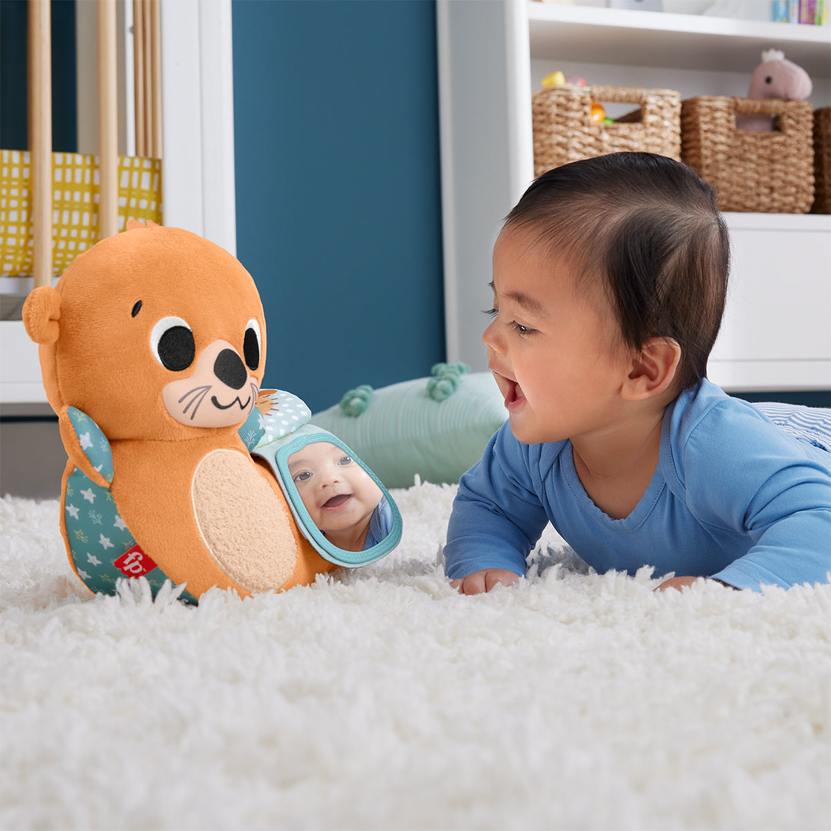 Fisher-Price 2-in-1 Rockin' Tummy Time Otter