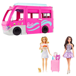 Bundle: Barbie Dream Camper & Travel Friends