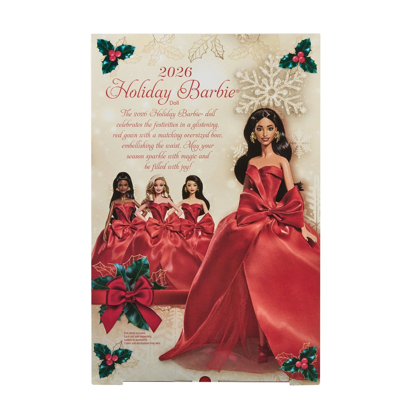 Barbie Signature 2026 Holiday Barbie Doll 3