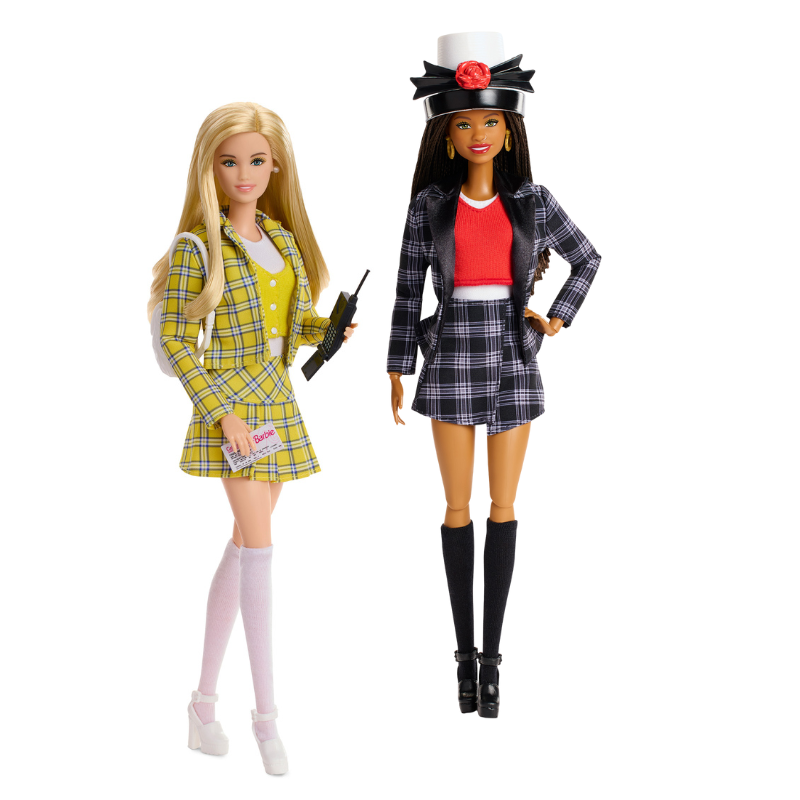 Barbie Signature Clueless Cher 30° Anniversario - Bambola Da Collezione Con Abito A Quadri Giallo, Zaino E Accessori