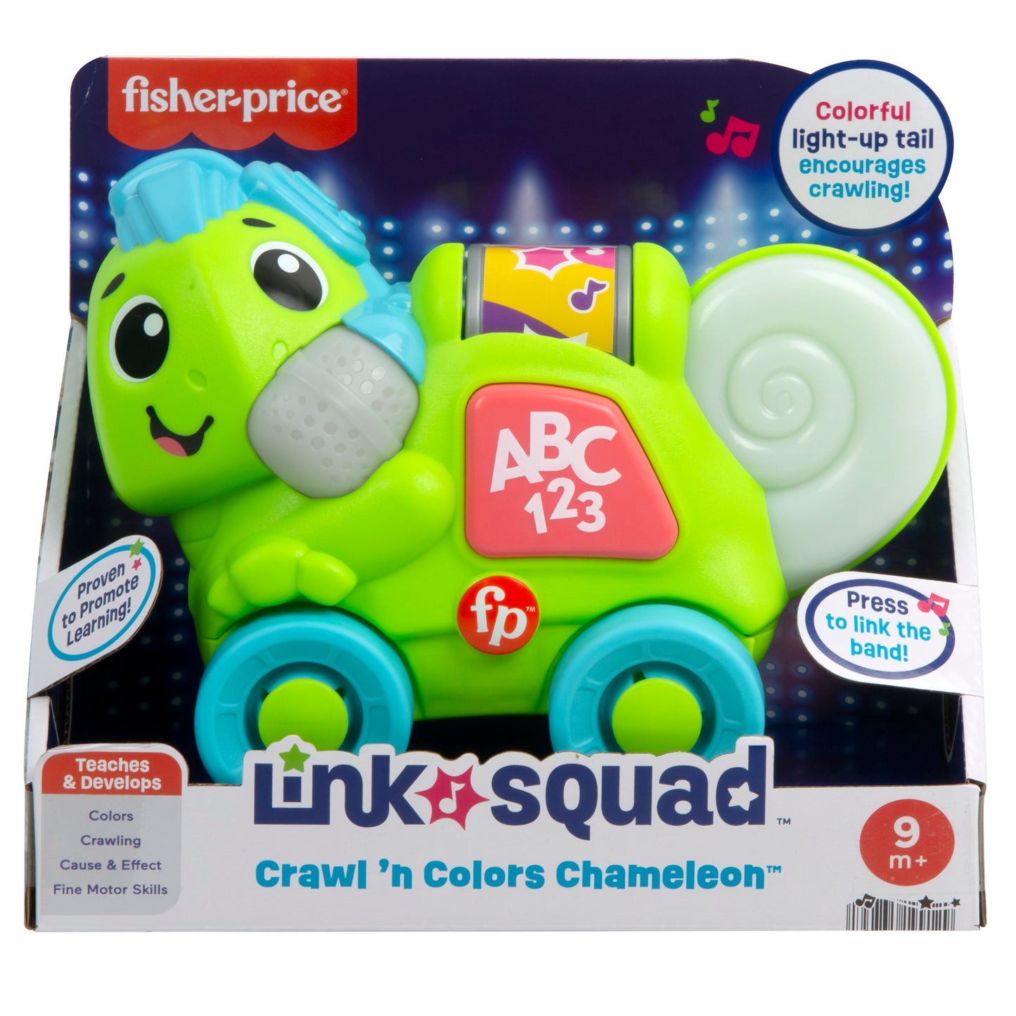 Fisher-Price Link Squad Crawl 'n Colours Chameleon