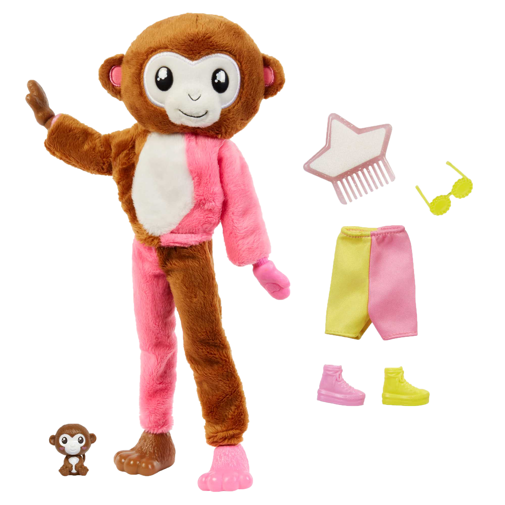 Barbie Cutie Reveal Jungle Series Doll - Monkey Themed – Shop Mattel ...