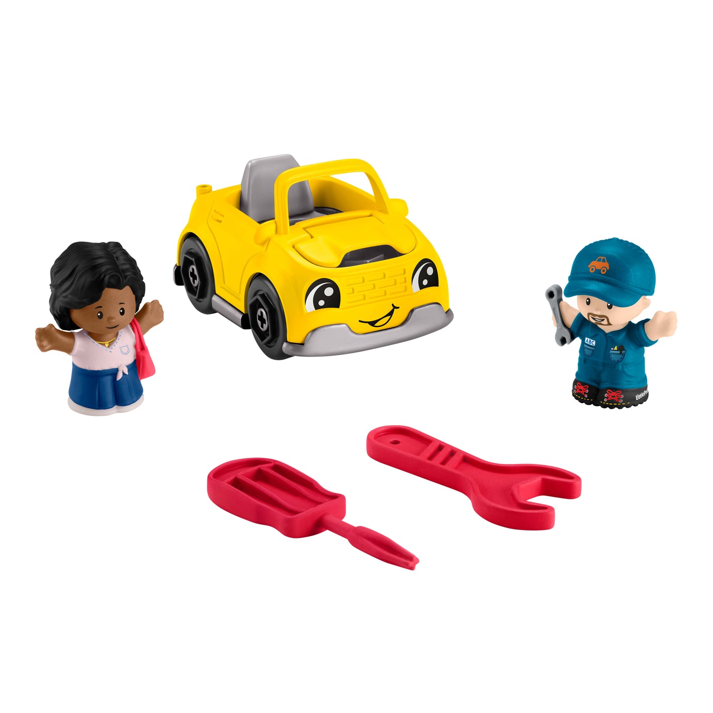 Fisher-Price Little People Toddler Playset with Figures & Toy Car