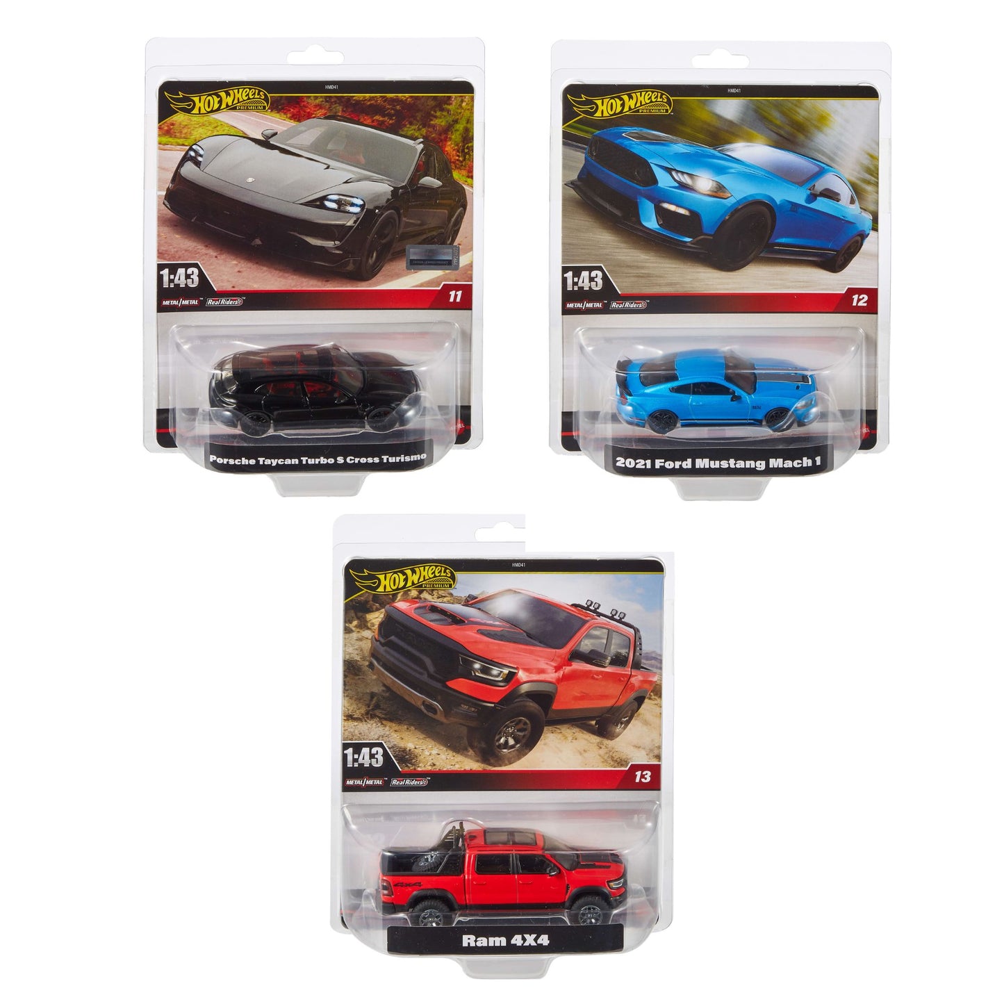 Hot Wheels Premium 1:43rd , Assorted