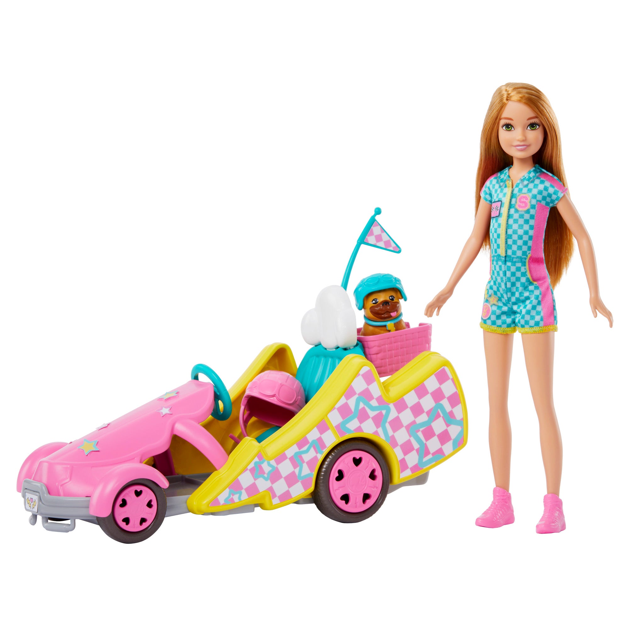 Barbie Stacie Doll with Go Kart Car Shop Mattel Australia