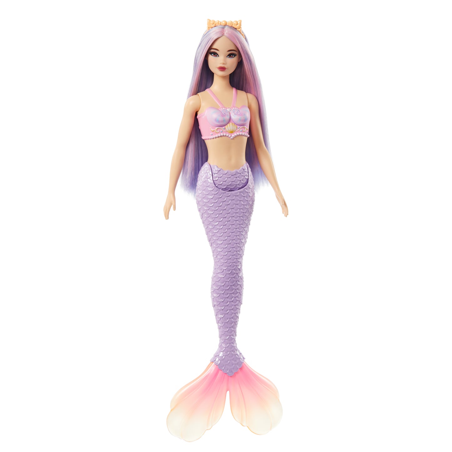 Barbie Mermaid Doll with Lilac Hair, Purple Tail and Headband Accessory