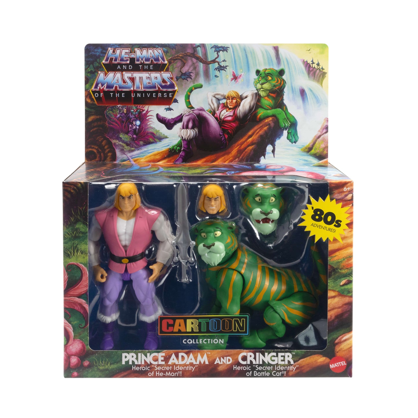 Masters of the Universe Origins Prince Adam and Cringer 2-Pack