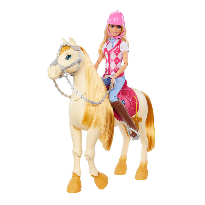 Horse riding barbie sale