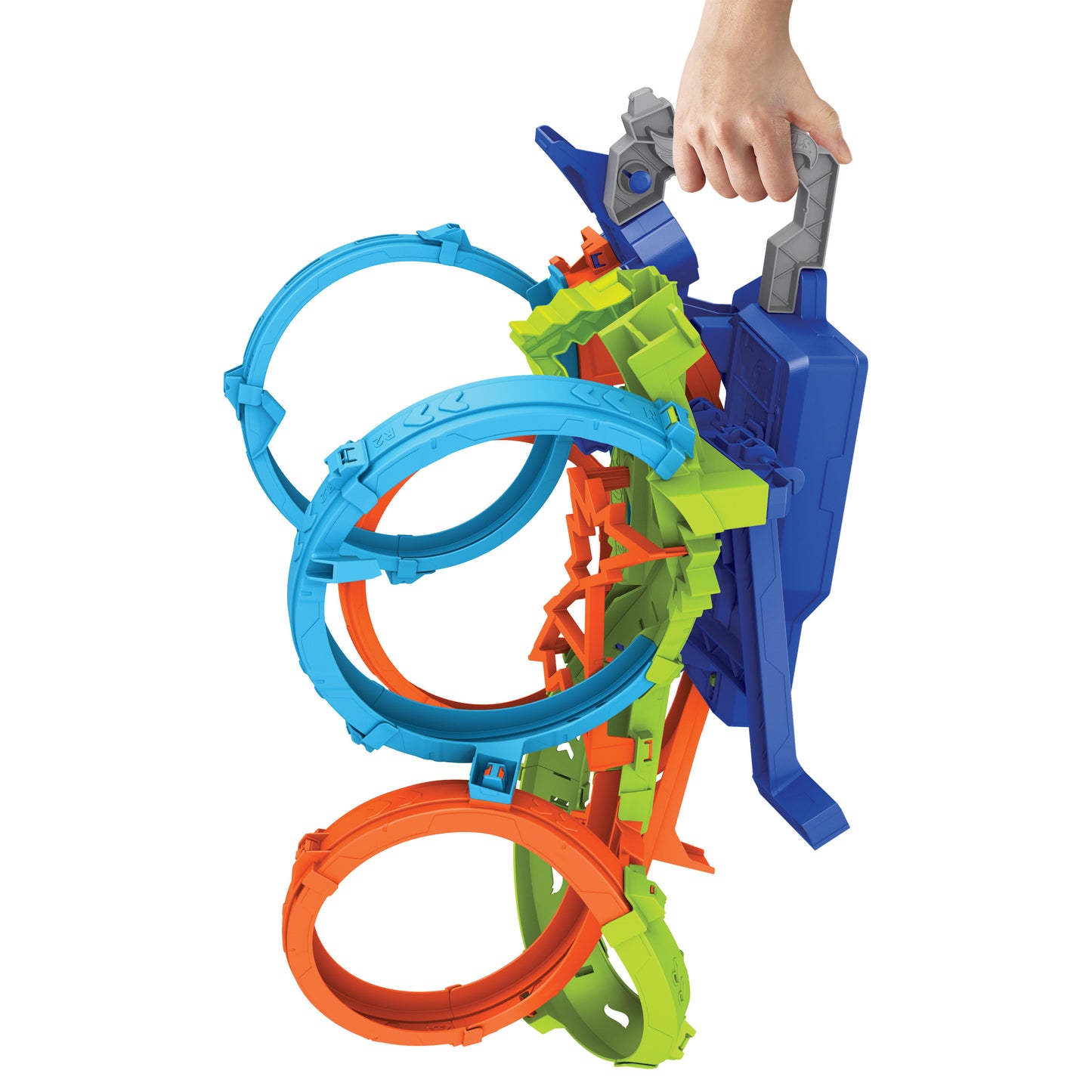 Hot Wheels 4-Loop Crash-Out Track Set