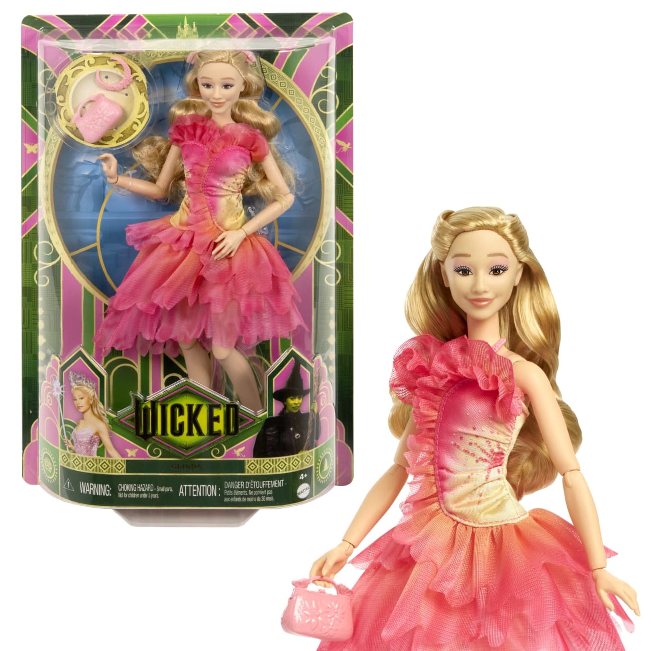 Bundle: Wicked's Glinda Fashion Doll & Glamorous Closet